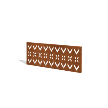 Plot z oceli Corten H panel V 120 x 47,5 cm