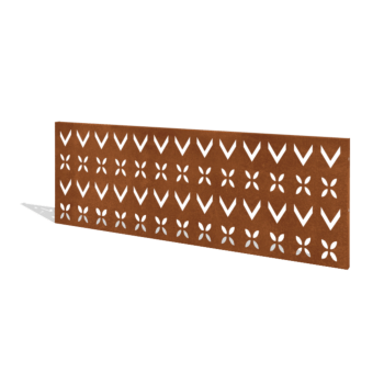 Plot z oceli Corten H panel V 180 x 63,3 cm
