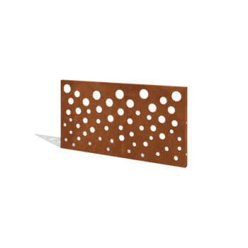 Plot z oceli Corten H panel B 120 x 63,3 cm