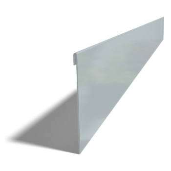 Obrubník zploštělý z pozinkované oceli 13 cm (délka 150 cm)
