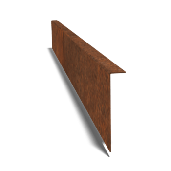 Obrubník úhlový z cortenové oceli 22 cm (délka 240 cm)