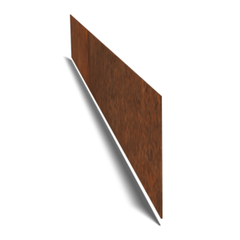Obrubník rovný z cortenové oceli 15 cm (délka 150 cm)