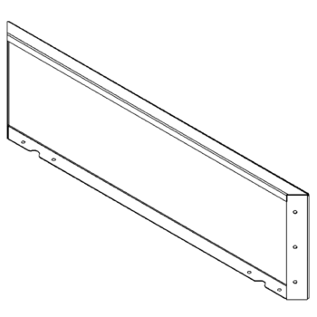 panel Cortenová ocel 30 x 100 cm