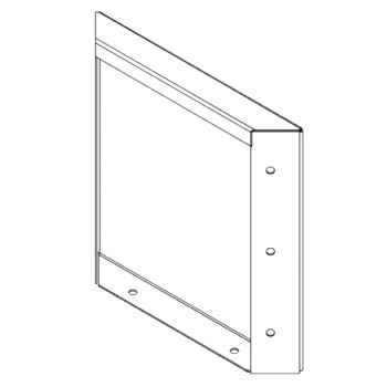 panel Cortenová ocel 30 x 30 cm