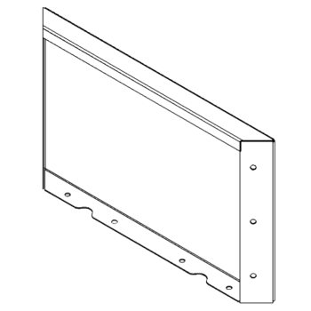 panel Cortenová ocel 30 x 50 cm
