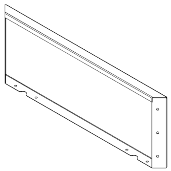 panel Cortenová ocel 30 x 80 cm