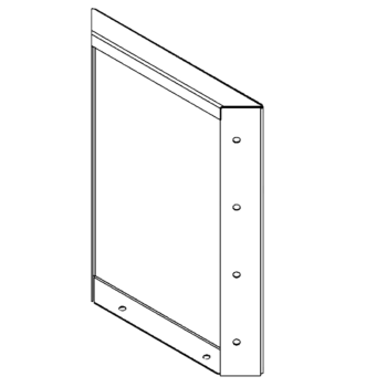 panel Cortenová ocel 40 x 30 cm