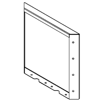 panel Cortenová ocel 40 x 40 cm