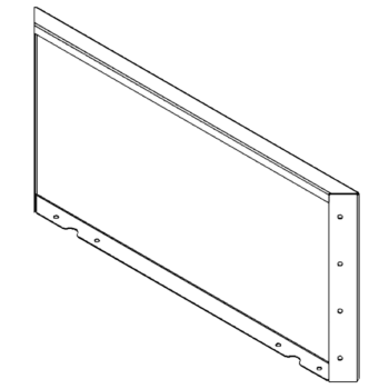 panel Cortenová ocel 40 x 80 cm