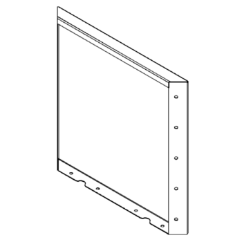panel Cortenová ocel 50 x 50 cm