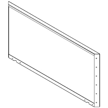 panel Práškově lakovaná ocel 60 x 120 cm