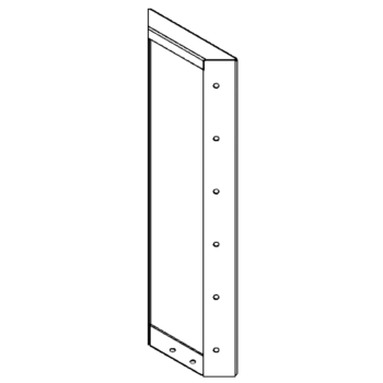 panel Cortenová ocel 60 x 20 cm