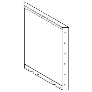 panel Cortenová ocel 60 x 50 cm
