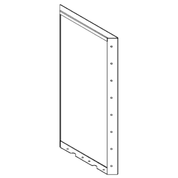panel Cortenová ocel 80 x 40 cm