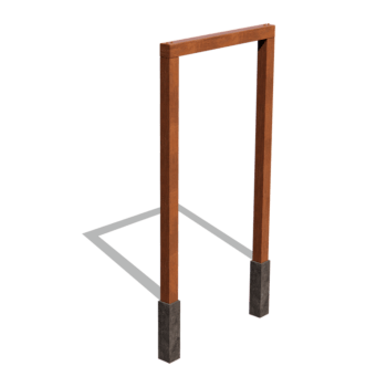 Rovná pergola z cortenové oceli 150 cm