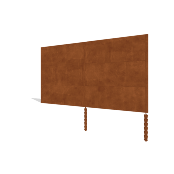 Plot z oceli Corten H3 sada 372 cm