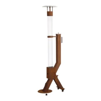 Terasový ohřívač na pelety - Rocket - Corten