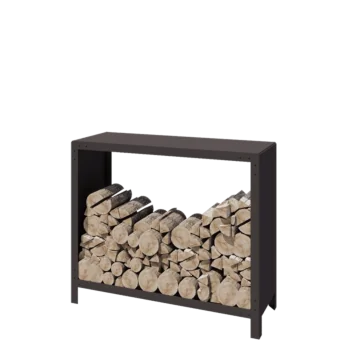 Stojan na dřevo z oceli - Indiana - 120 x 40 x 100 cm - jiná barva RAL