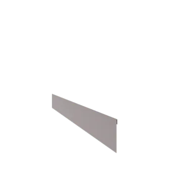 Obrubníky z pozinkované oceli - Zploštělý - Výška 13 cm - 240 cm