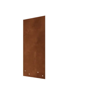 Spojovací deska z cortenu - Rovný - Výška okrajového lemu 45 cm