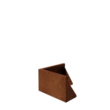 Opěrná stěna z cortenu - Vnější roh - 50 x 50 x 30 cm