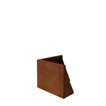 Opěrná stěna z cortenu - Vnější roh - 50 x 50 x 40 cm