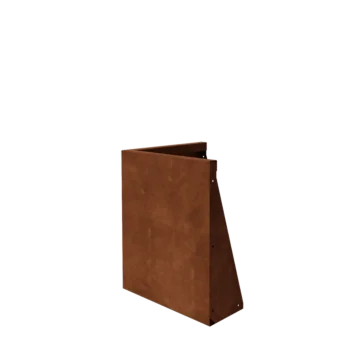 Opěrná stěna z cortenu - Vnější roh - 50 x 50 x 60 cm