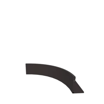 Opěrná stěna z oceli - Vnitřní oblouk - 100 x 100 x 30 cm - jiná barva RAL