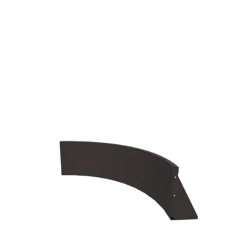 Opěrná stěna z oceli - Vnitřní oblouk - 100 x 100 x 40 cm - jiná barva RAL