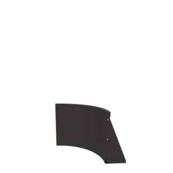 Opěrná stěna z oceli - Vnitřní oblouk - 50 x 50 x 50 cm - RAL9005 matnýný (černý)