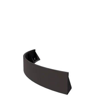 Opěrná stěna z oceli - Vnější oblouk - 150 x 150 x 30 cm - jiná barva RAL