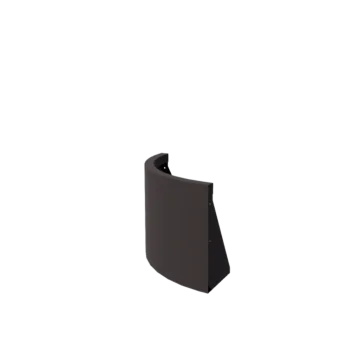 Opěrná stěna z oceli - Vnější oblouk - 50 x 50 x 40 cm - jiná barva RAL