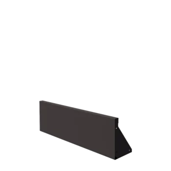 Opěrná stěna z oceli - Rovný - 100 x 30 cm - RAL7016 matnýný (antracitově šedá)