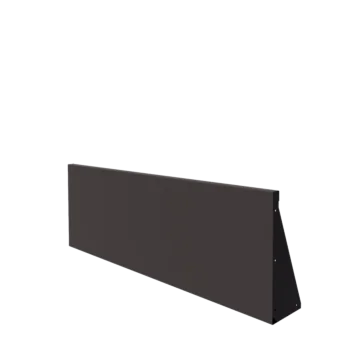 Opěrná stěna z oceli - Rovný - 150 x 50 cm - jiná barva RAL