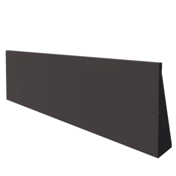 Opěrná stěna z oceli - Rovný - 200 x 60 cm - RAL7016 matnýný (antracitově šedá)