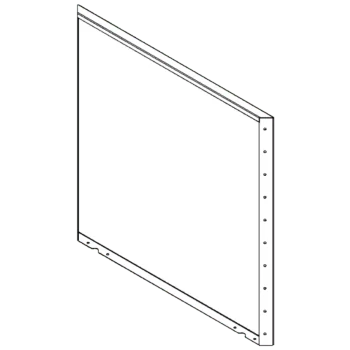 Květináč z cortenové oceli - Panel - 100 x 100 cm