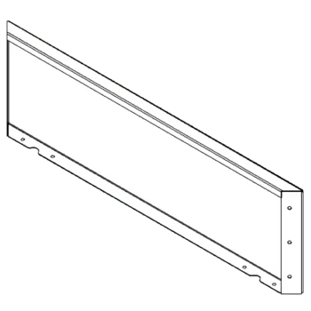 Květináč z cortenové oceli - Panel - 30 x 100 cm