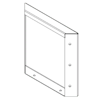 Květináč z cortenové oceli - Panel - 30 x 30 cm