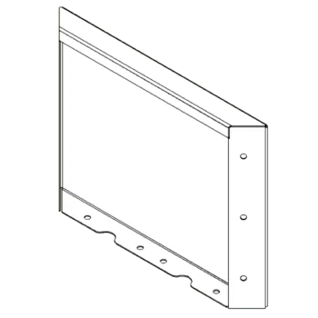 Květináč z cortenové oceli - Panel - 30 x 40 cm