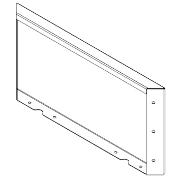 Květináč z cortenové oceli - Panel - 30 x 60 cm