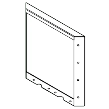 Květináč z cortenové oceli - Panel - 40 x 40 cm