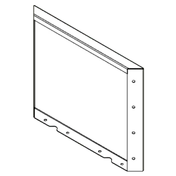 Květináč z cortenové oceli - Panel - 40 x 50 cm