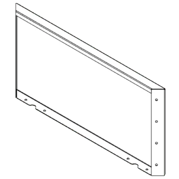 Květináč z cortenové oceli - Panel - 40 x 80 cm