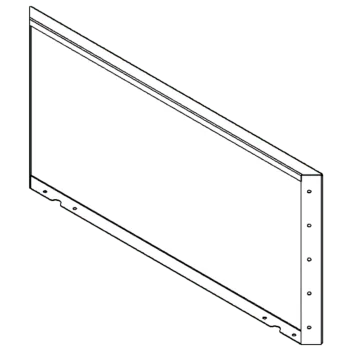 Květináč z cortenové oceli - Panel - 50 x 100 cm