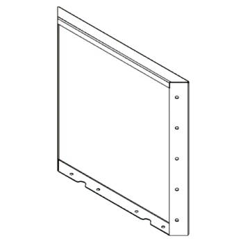 Květináč z cortenové oceli - Panel - 50 x 50 cm