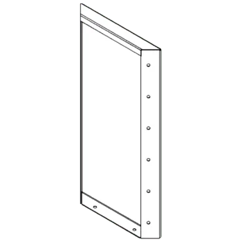 Květináč z cortenové oceli - Panel - 60 x 30 cm