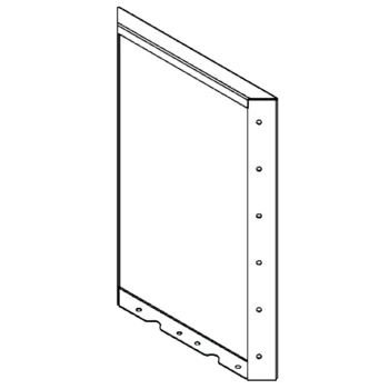 Květináč z cortenové oceli - Panel - 60 x 40 cm