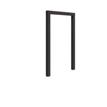 Pergola z oceli - Rovný - 150 x 230 cm - jiná barva RAL - Bez Betonový patek