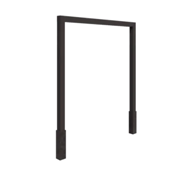 Pergola z oceli - Rovný - 250 x 230 cm - jiná barva RAL - S Betonový patek