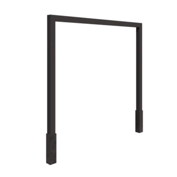 Pergola z oceli - Rovný - 300 x 230 cm - jiná barva RAL - S Betonový patek